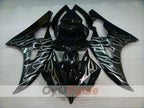Carenado de inyección para YZF-R6 06-07 - Negro - Llama #OYO87905888