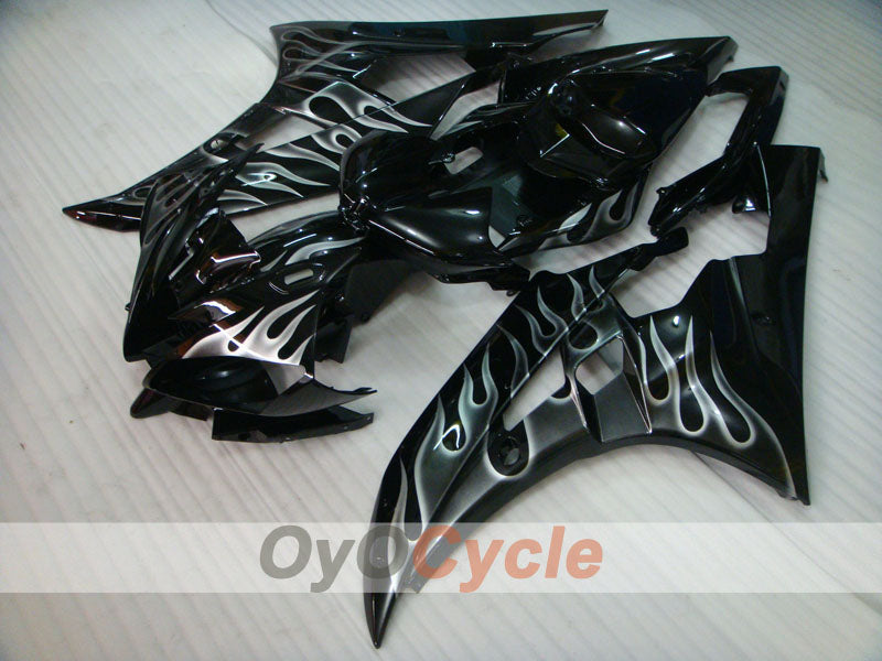 Carenado de inyección para YZF-R6 06-07 - Negro - Llama #OYO87905888