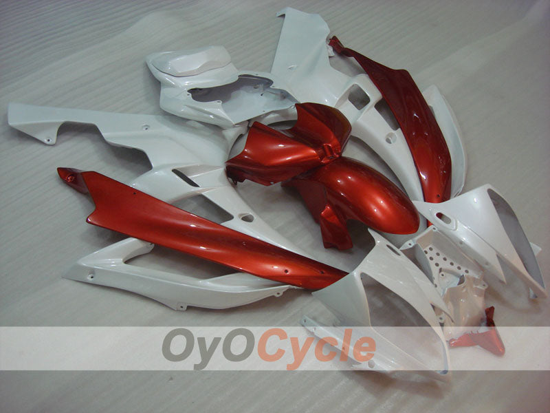 Kit de carenado por inyección para YZF-R6 06-07 - Rojo, blanco - Estilo de fábrica #OYO87905889 Imagen principal del producto