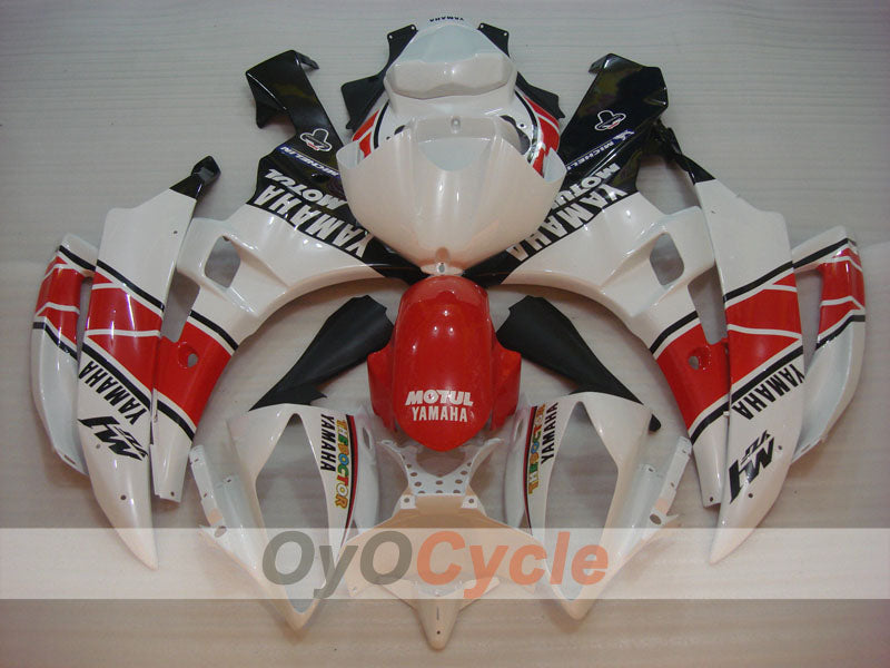 Kit de carenado por inyección para YZF-R6 06-07 - Rojo, Blanco, Negro - MOTUL #OYO87905890