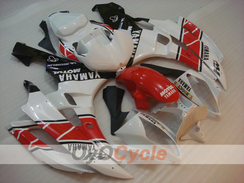 Kit de carenado por inyección para YZF-R6 06-07 - Rojo, Blanco, Negro - MOTUL #OYO87905890