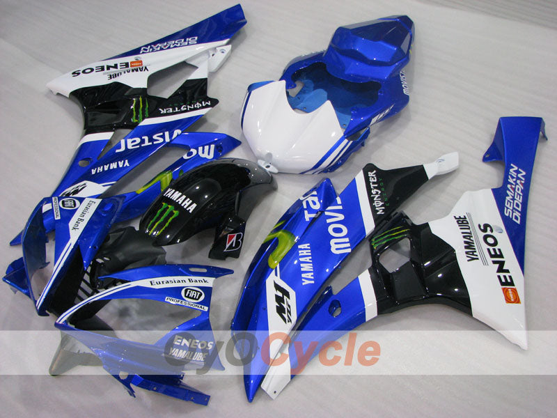 Kit de carenado de inyección para YZF-R6 06-07 - Blanco, Negro - FIAT #OYO87905896