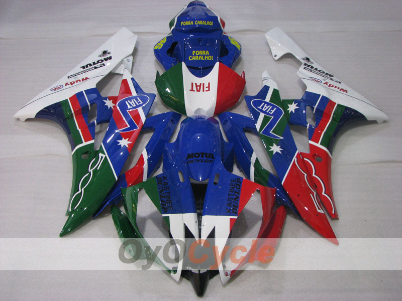 Carenado de inyección para YZF-R6 06-07 - Verde militar, rojo, azul - FIAT #OYO87905899