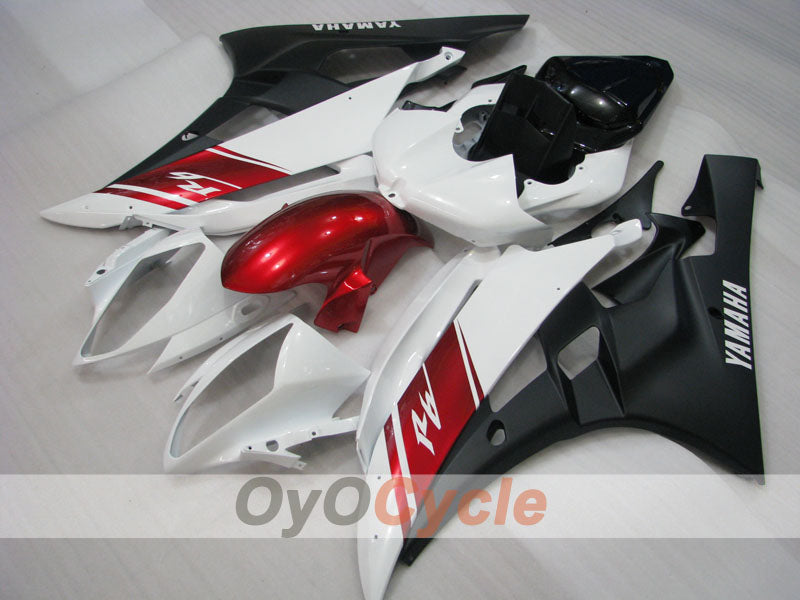 Kit de carenado por inyección para YZF-R6 06-07 - Rojo, Blanco, Negro, Mate - Estilo de fábrica #OYO87905891 Imagen secundaria del producto