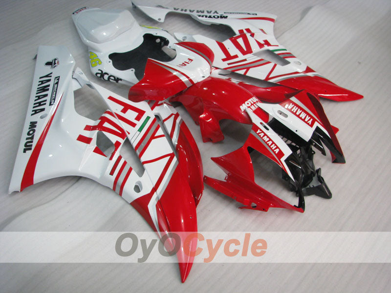 Carenado de inyección para YZF-R6 06-07 - Rojo, Blanco - FIAT #OYO87905892 Imagen principal del producto