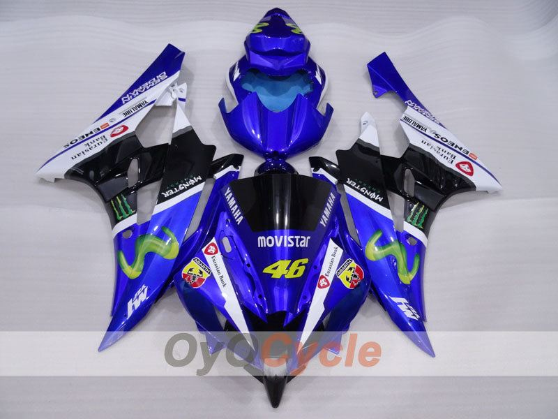 Carenado de inyección para YZF-R6 06-07 - Azul, Blanco, Negro - Monster #OYO87905894 Imagen secundaria del producto