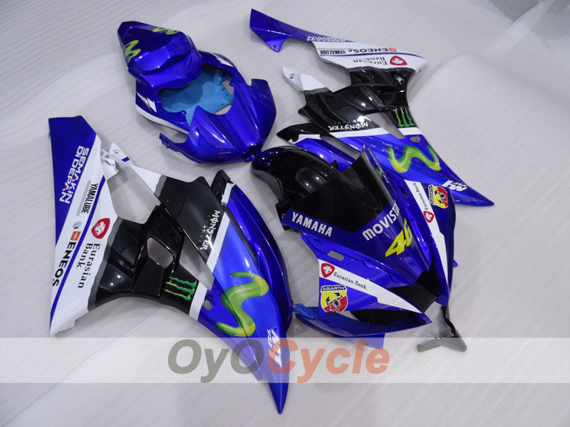 Carenado de inyección para YZF-R6 06-07 - Azul, Blanco, Negro - Monster #OYO87905894 Imagen principal del producto