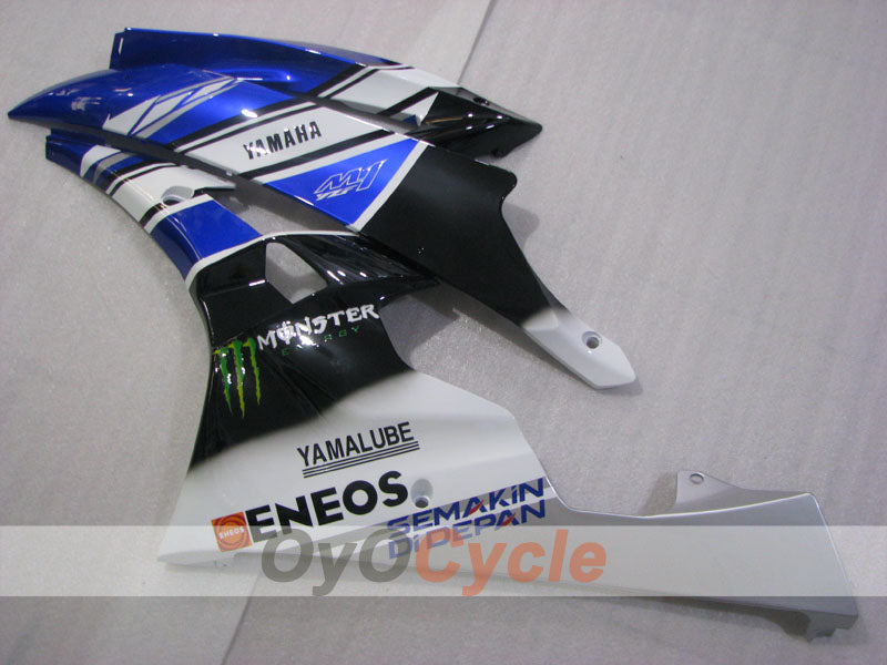 Carenado inyectado para YZF-R6 06-07 - Azul, Blanco, Negro - Monster #OYO87905904