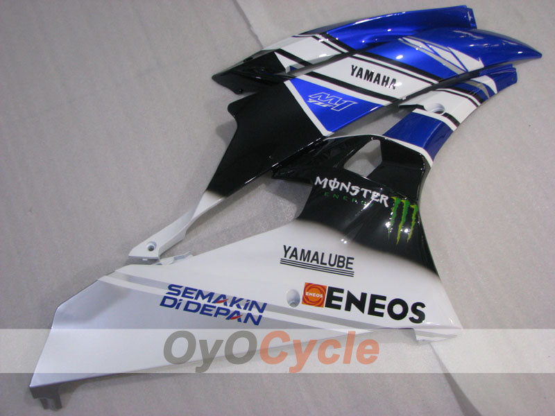 Carenado inyectado para YZF-R6 06-07 - Azul, Blanco, Negro - Monster #OYO87905904