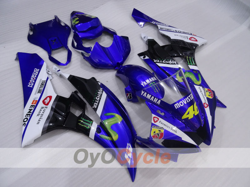 Kit de carenado de inyección para YZF-R6 06-07 - Azul, Blanco, Negro - Monster #OYO87905905 Imagen principal del producto