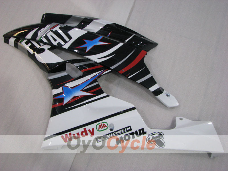 Kit de carenado por inyección para YZF-R6 06-07 - Blanco, Negro - Monster #OYO87905906