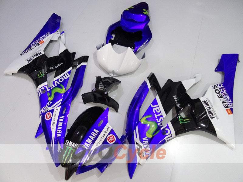 Kit de carenado por inyección para YZF-R6 06-07 - Azul, Blanco, Negro - Monster #OYO87905908 Imagen secundaria del producto