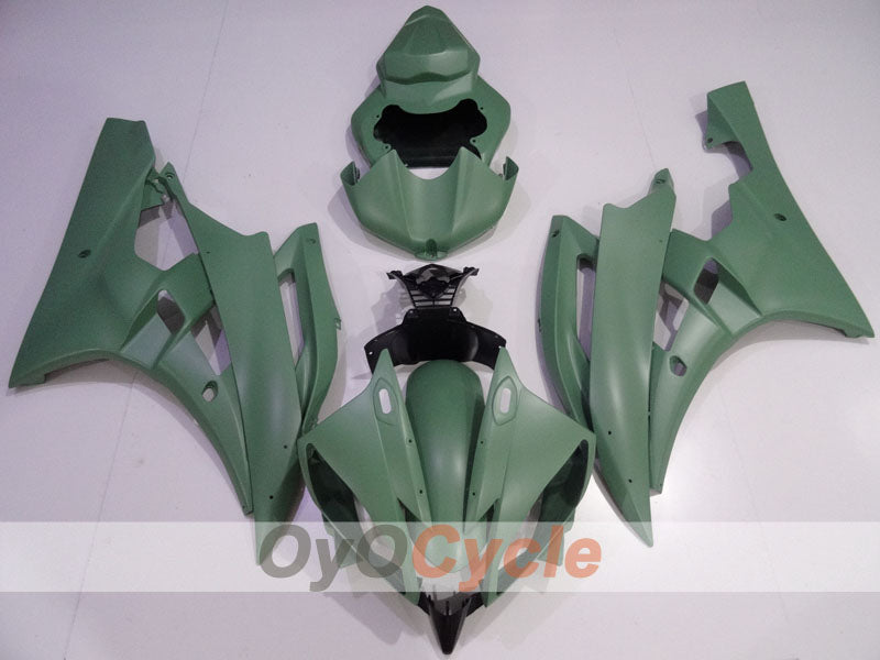 Kit de carenado por inyección para YZF-R6 06-07 - Verde militar, mate - Estilo de fábrica #OYO87905910