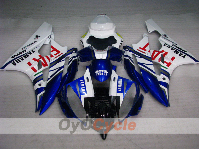 Kit de carenado de inyección para YZF-R6 06-07 - Azul, blanco - FIAT, MOTUL #OYO87905915 Imagen secundaria del producto