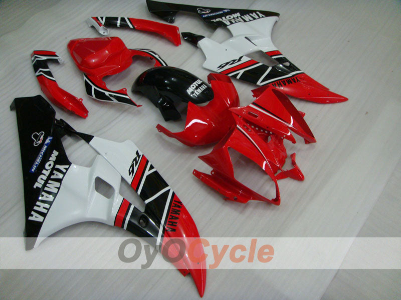 Carenado de inyección para YZF-R6 06-07 - Rojo, Negro - MOTUL #OYO87905919