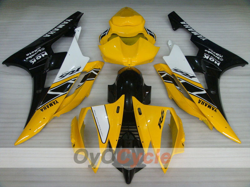 Carenado de inyección para YZF-R6 06-07 - Amarillo, Negro - MOTUL #OYO87905920 Imagen secundaria del producto