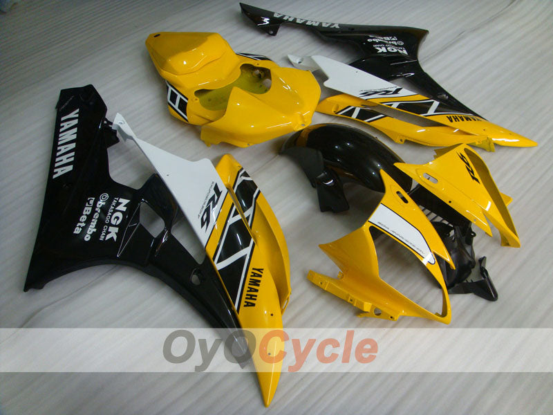 Carenado de inyección para YZF-R6 06-07 - Amarillo, Negro - MOTUL #OYO87905920 Imagen principal del producto