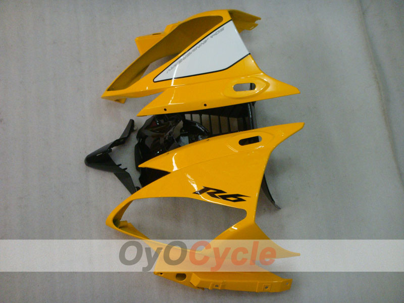 Kit de carenado por inyección para YZF-R6 06-07 - Amarillo, Negro - MOTUL #OYO87905921