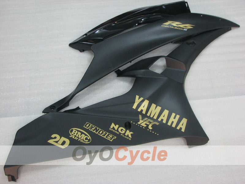 Kit de carenado de inyección para YZF-R6 06-07 - Negro, Mate - Estilo de fábrica #OYO87905922