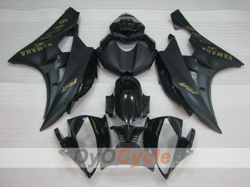 Kit de carenado de inyección para YZF-R6 06-07 - Negro, Mate - Estilo de fábrica #OYO87905922 Imagen secundaria del producto