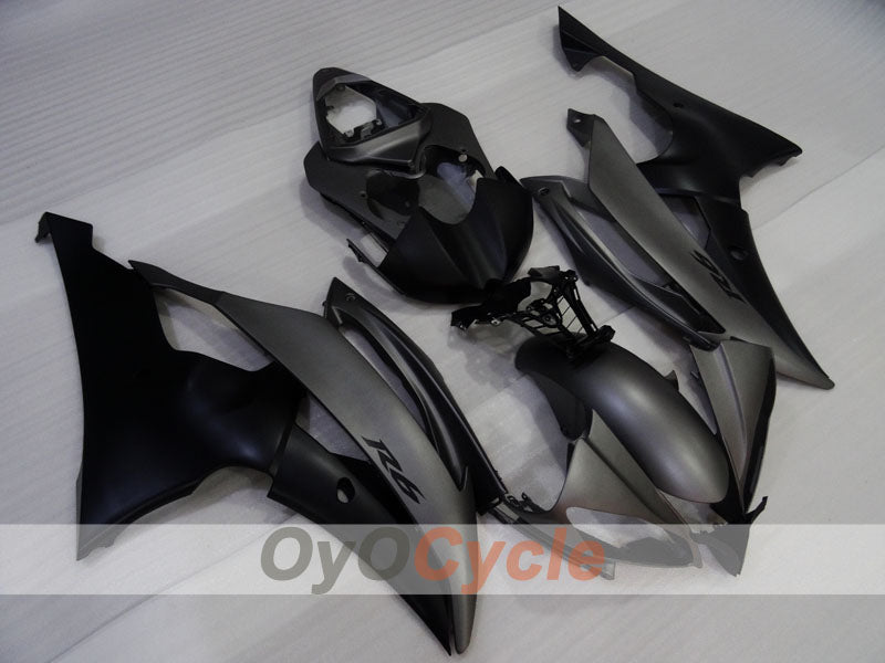 Kit de carenado por inyección para YZF-R6 08-16 - Negro, Gris, Mate - Estilo de fábrica #OYO87905927