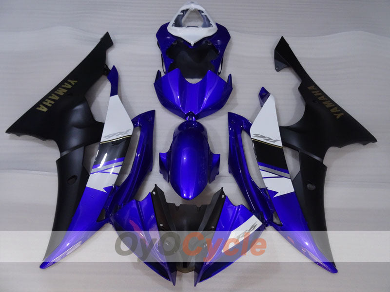 Carenado moldeado por inyección para YZF-R6 08-16 - Azul, negro, mate - Estilo de fábrica #OYO87905928 Imagen secundaria del producto