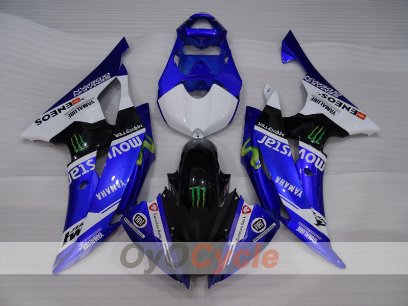 Carenado de inyección para YZF-R6 08-16 - Azul, Blanco, Negro - Monster #OYO87905929 Imagen secundaria del producto