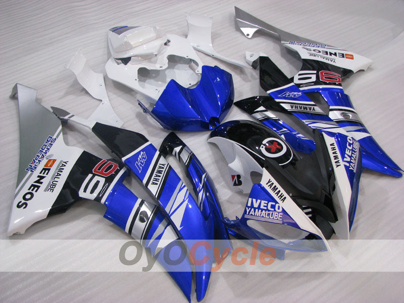 Kit de carenado por inyección para YZF-R6 08-16 - Azul, Blanco, Negro - ENEOS #OYO87905930 Imagen principal del producto