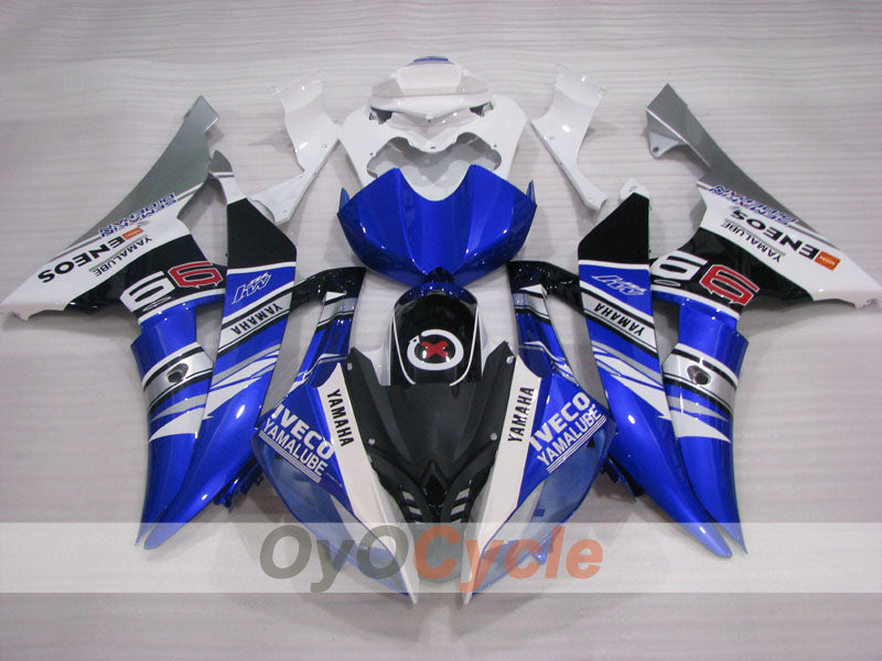 Kit de carenado por inyección para YZF-R6 08-16 - Azul, Blanco, Negro - ENEOS #OYO87905930 Imagen secundaria del producto