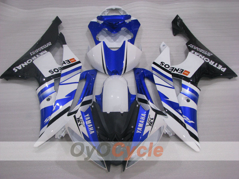 Kit de carenado de inyección para YZF-R6 08-16 - Azul, Blanco, Negro - ENEOS #OYO87905931 Imagen secundaria del producto