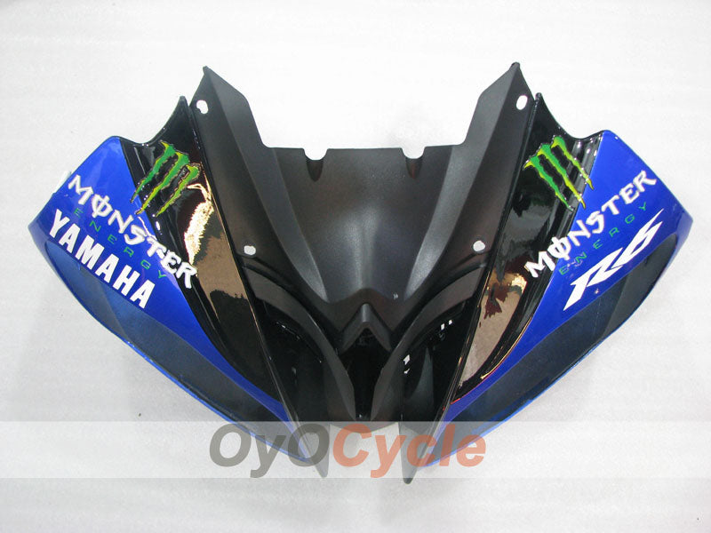Kit de carenado por inyección para YZF-R6 08-16 - Azul, Negro - Monster #OYO87905932
