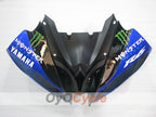 Kit de carenado por inyección para YZF-R6 08-16 - Azul, Negro - Monster #OYO87905932