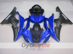 Kit de carenado por inyección para YZF-R6 08-16 - Azul, Negro - Estilo de fábrica #OYO87905934