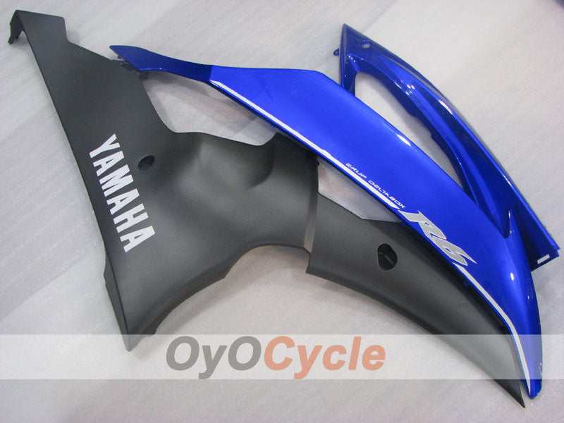 Kit de carenado por inyección para YZF-R6 08-16 - Azul, Negro - Estilo de fábrica #OYO87905934