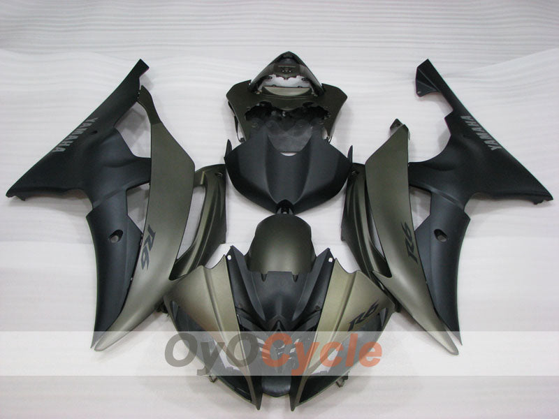 Kit de carenado por inyección para YZF-R6 08-16 - Negro, Gris - Estilo de fábrica #OYO87905935 Imagen secundaria del producto
