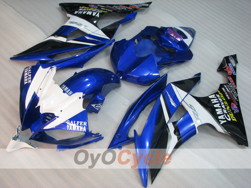 Kit de carenado de inyección para YZF-R6 08-16 - Azul, Blanco, Negro - DUNLOP #OYO87905936 Imagen secundaria del producto
