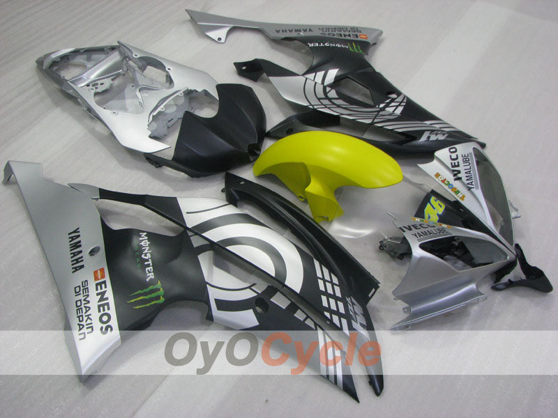 Kit de carenado de inyección para YZF-R6 08-16 - Negro, Gris - Monster #OYO87905937 Imagen principal del producto