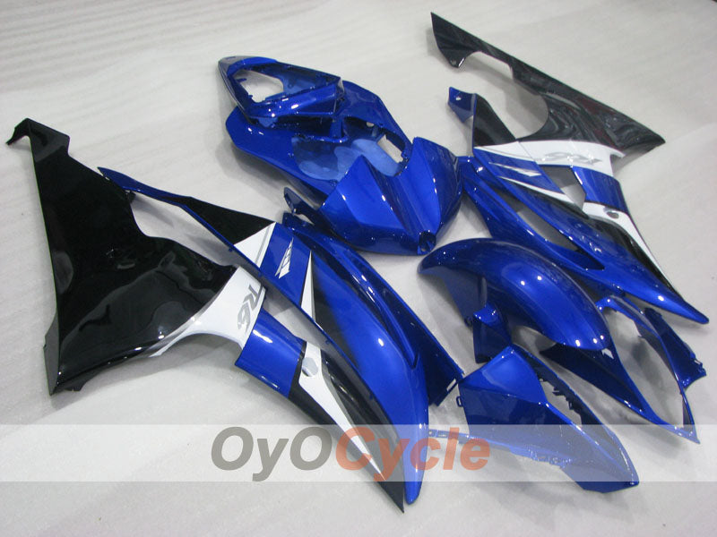 Carenado de inyección para YZF-R6 08-16 - Azul, Blanco, Negro - Estilo de fábrica #OYO87905938