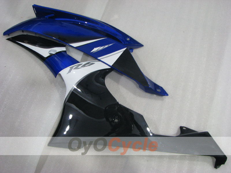 Carenado de inyección para YZF-R6 08-16 - Azul, Blanco, Negro - Estilo de fábrica #OYO87905938