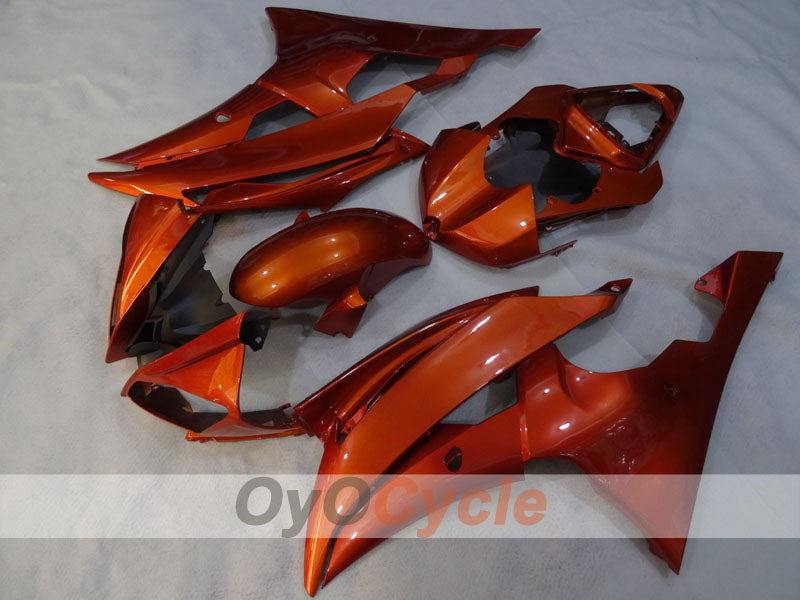 Kit de carenado de inyección para YZF-R6 08-16 - Naranja, Negro - Estilo de fábrica #OYO87905939