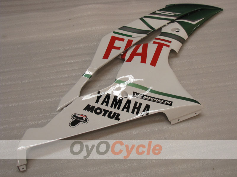 Carenado de inyección para YZF-R6 08-16 - Verde militar, Blanco - FIAT #OYO87905943