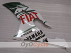 Carenado de inyección para YZF-R6 08-16 - Verde militar, Blanco - FIAT #OYO87905943