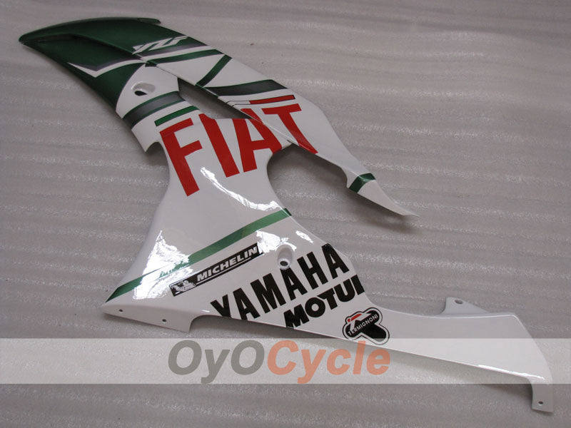 Carenado de inyección para YZF-R6 08-16 - Verde militar, Blanco - FIAT #OYO87905943