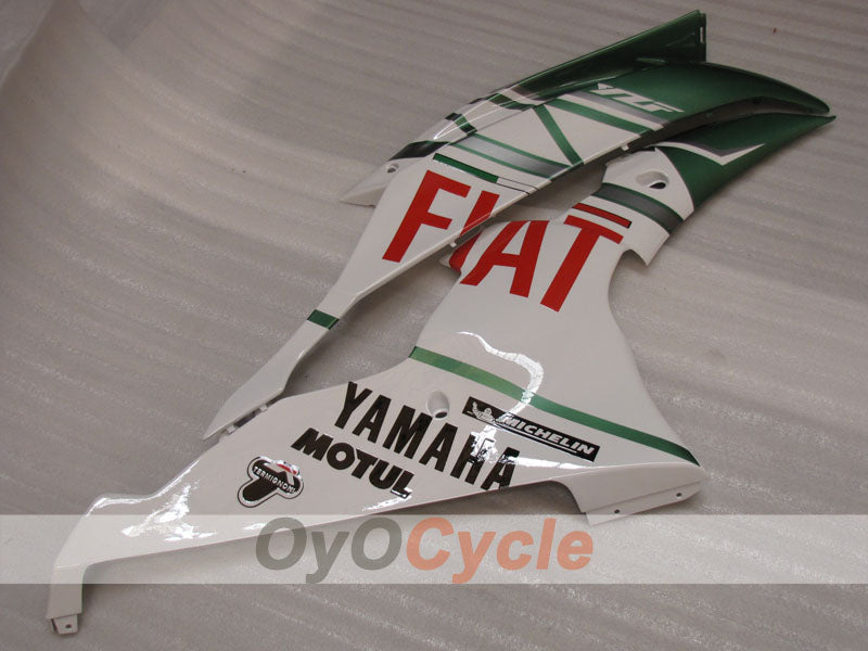 Carenado de inyección para YZF-R6 08-16 - Verde militar, Blanco - FIAT #OYO87905943