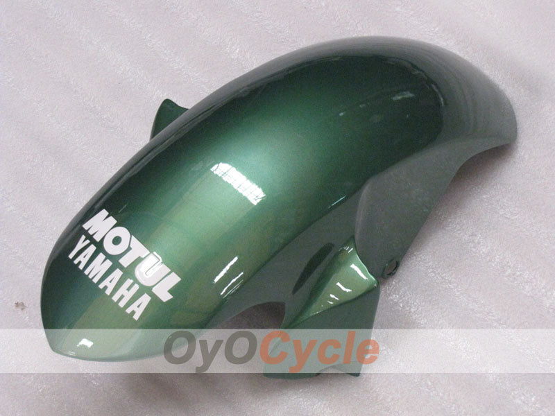 Carenado de inyección para YZF-R6 08-16 - Verde militar, Blanco - FIAT #OYO87905943