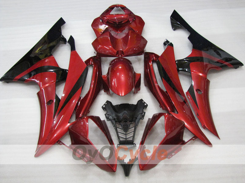Kit de carenado por inyección para YZF-R6 08-16 - Rojo, Negro - Estilo de fábrica #OYO87905945 Imagen secundaria del producto