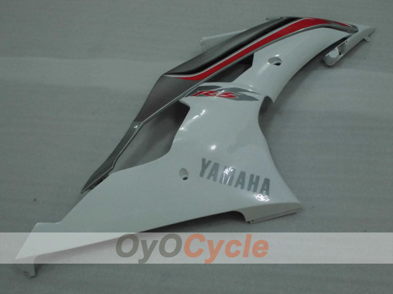 Kit de carenado por inyección para YZF-R6 08-16 - Blanco, Plata - Estilo de fábrica #OYO87905946