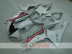 Kit de carenado por inyección para YZF-R6 08-16 - Blanco, Plata - Estilo de fábrica #OYO87905946