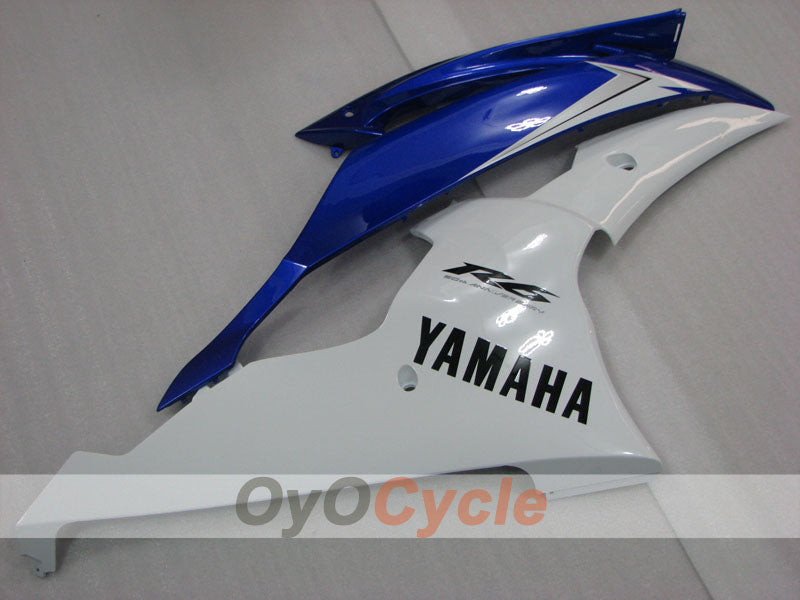 Kit de carenado de inyección para YZF-R6 08-16 - Azul, Blanco - Estilo de fábrica #OYO87905954