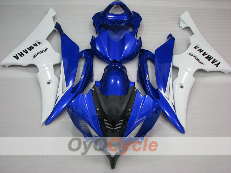 Kit de carenado de inyección para YZF-R6 08-16 - Azul, Blanco - Estilo de fábrica #OYO87905954